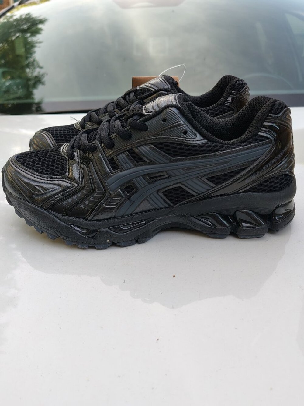ASICS Gel NYC Triple Black Sneakers Kids 4Y Women 5.5